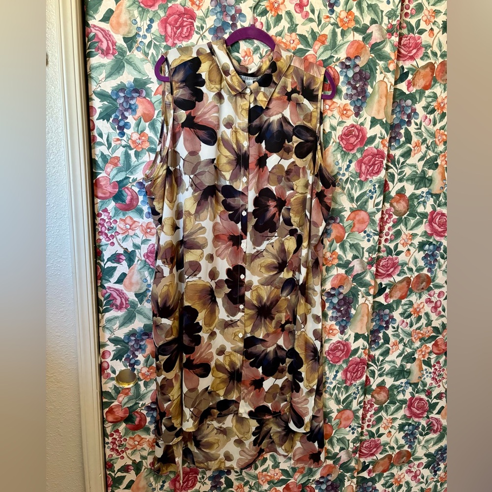 Spense, Fall Floral Tunic, 3X